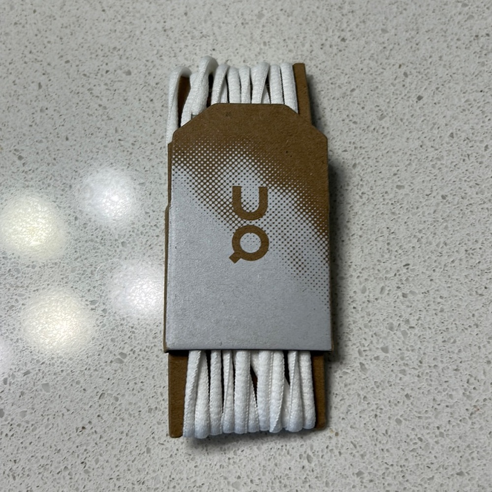 On Cloud Laces in White